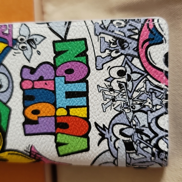 Louis Vuitton Graffiti POCKET ORGANIZER Giant Monogram MultiColor Wallet… - Picture 6 of 17